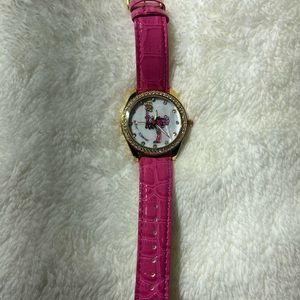 Betsy Johnson flamingo watch